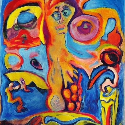 Surrealist Vampire, Rabbit, and Puppet Music Scene