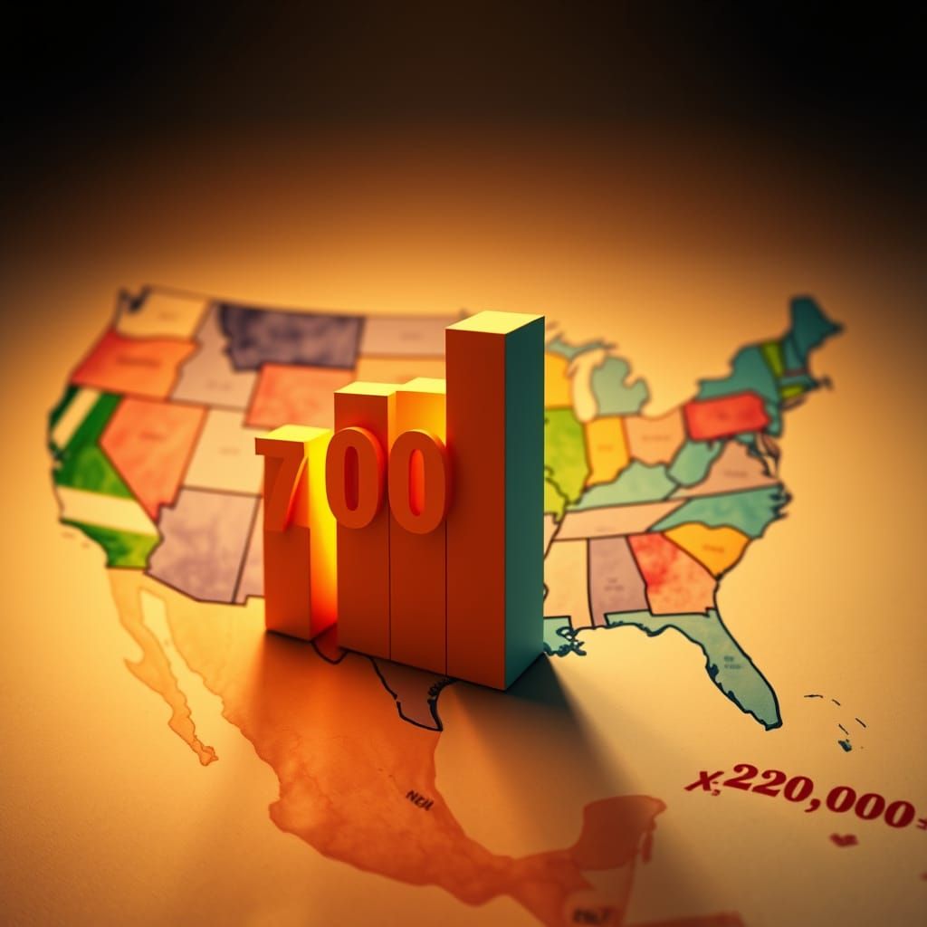 US Map with Indian Settlement Patterns and Immigration Stati...