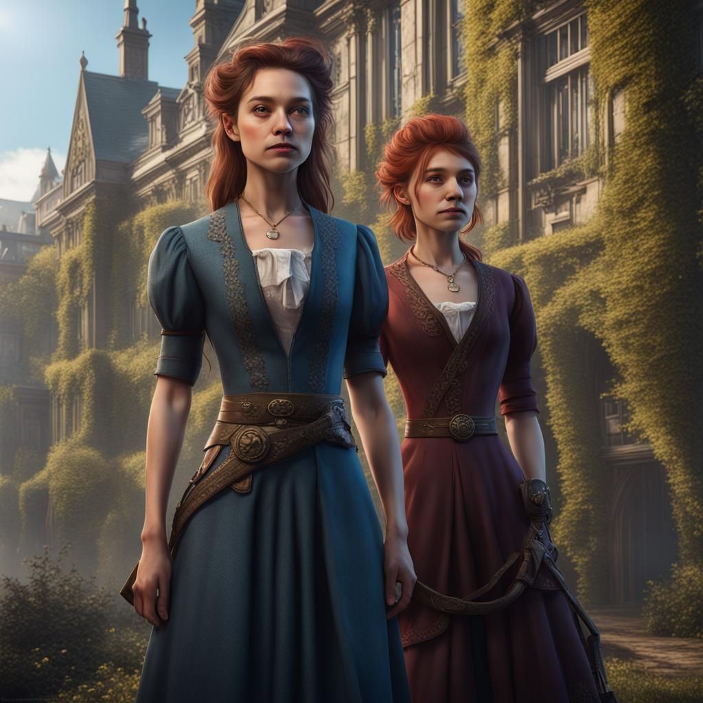 Grace And Lizzy as Prime Minister's Daughter Characters