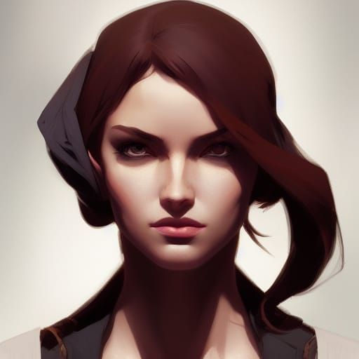 Mysterious Spy: Hyperdetailed Portrait in Volumetric Lightin...