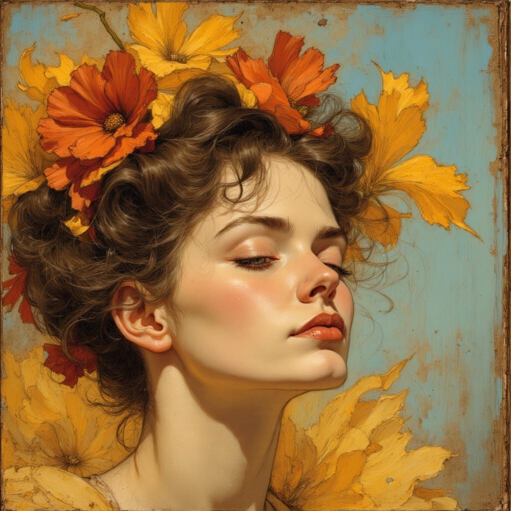 Bright Summer Scene with Innocent Light