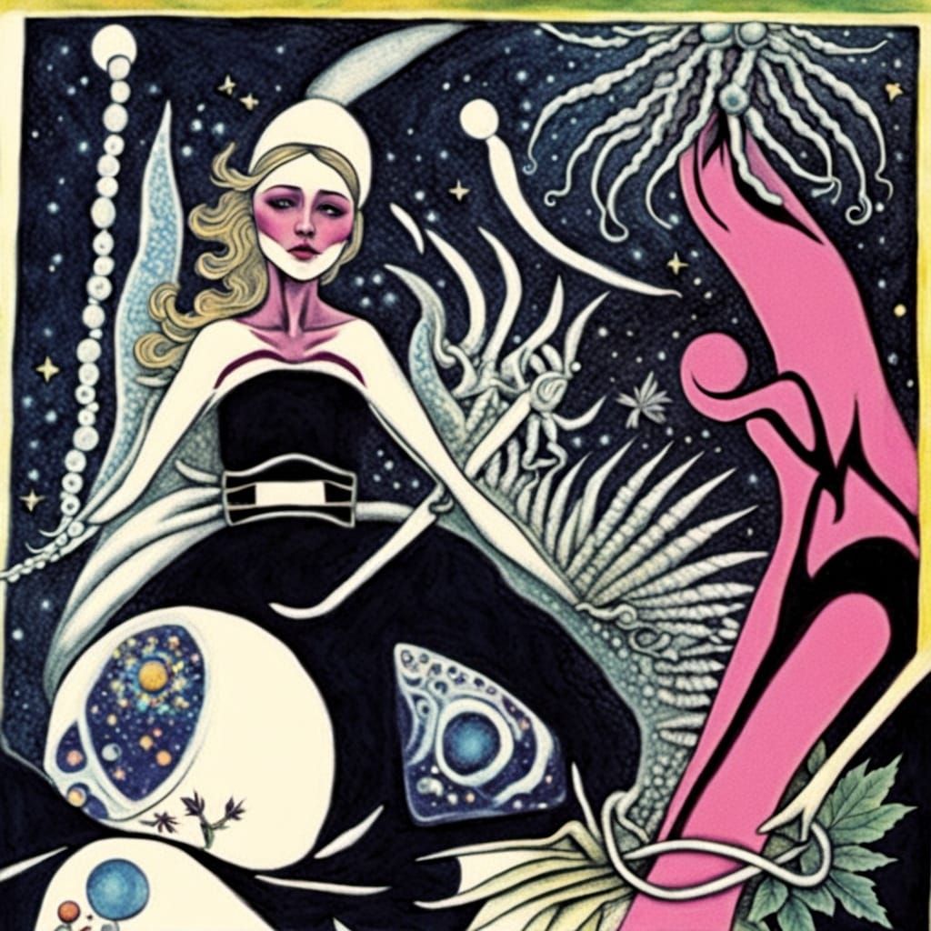 Psychedelic Tendrils & Waterways...