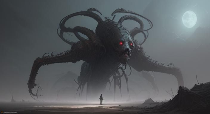 Ominous Concept Art Digital Painting
