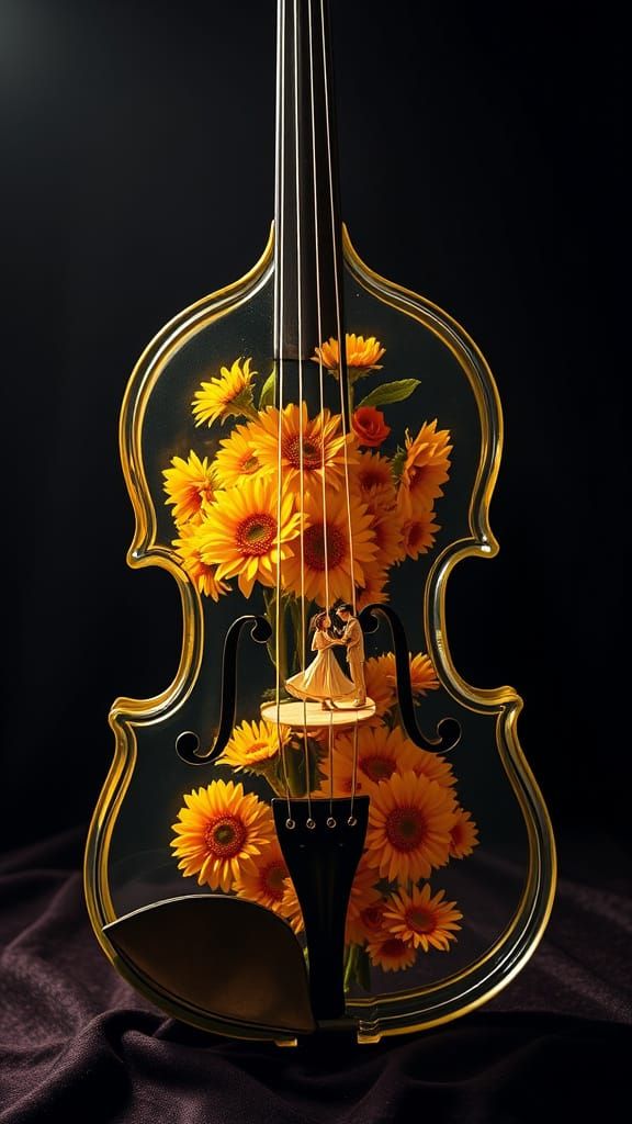 A hyper realistic image of a Crystal clear transparent vibra...