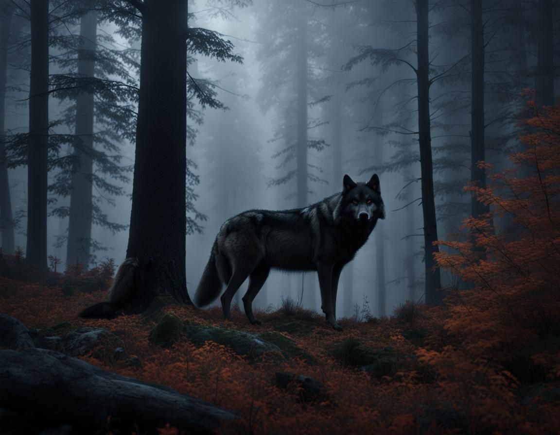 Canis Nox - The Nyrinian Black Forest Wolf