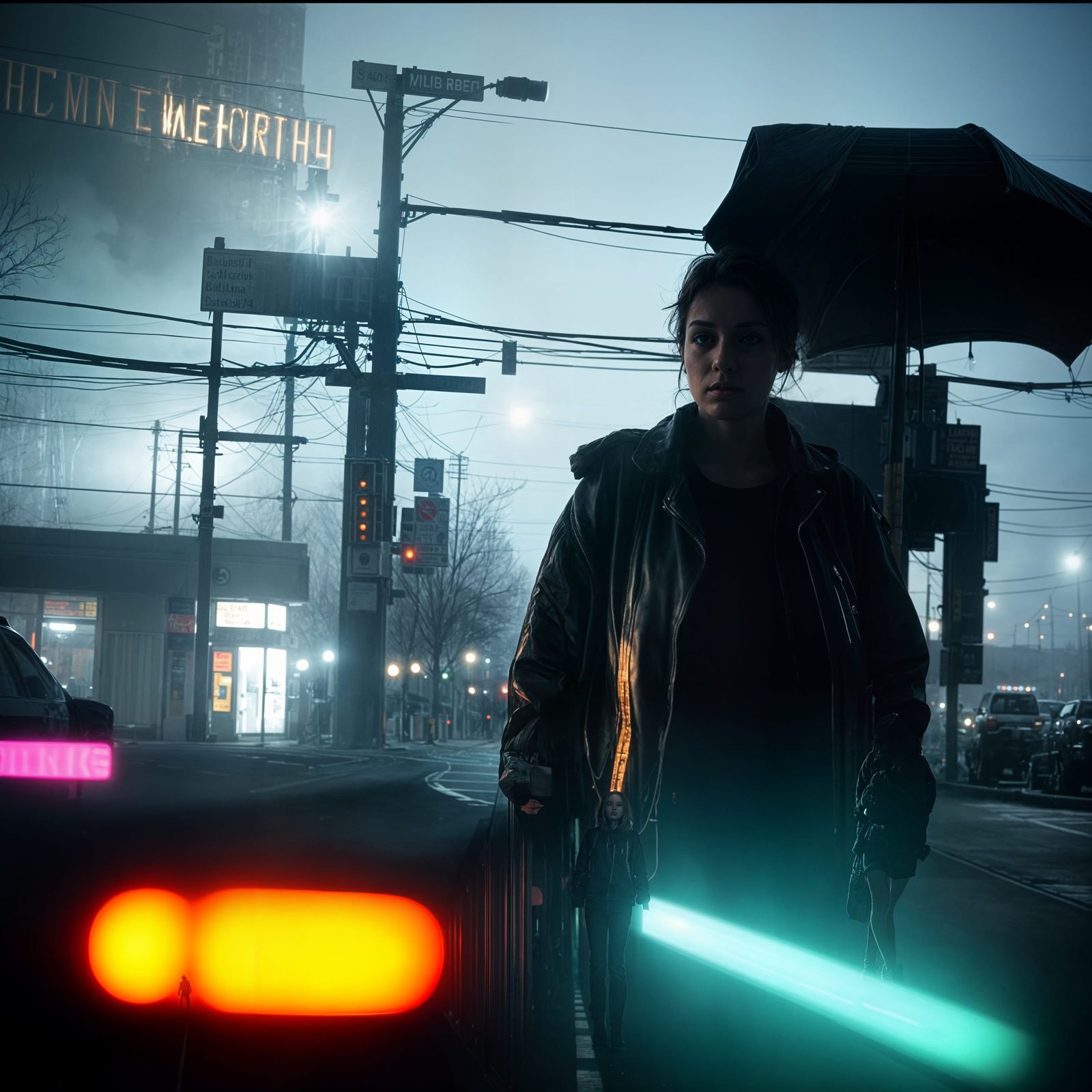 Solitary Night Walk Home