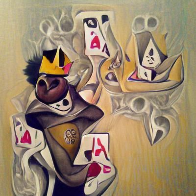 Classic King of Spades Playing Card