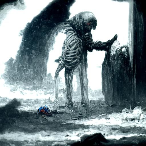 Sadness in a Dark, Horrific Style