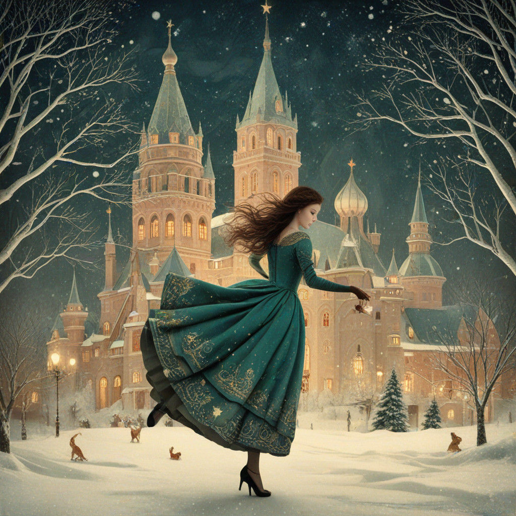 Enchanted Christmas Afternoon in Whimsical Chic