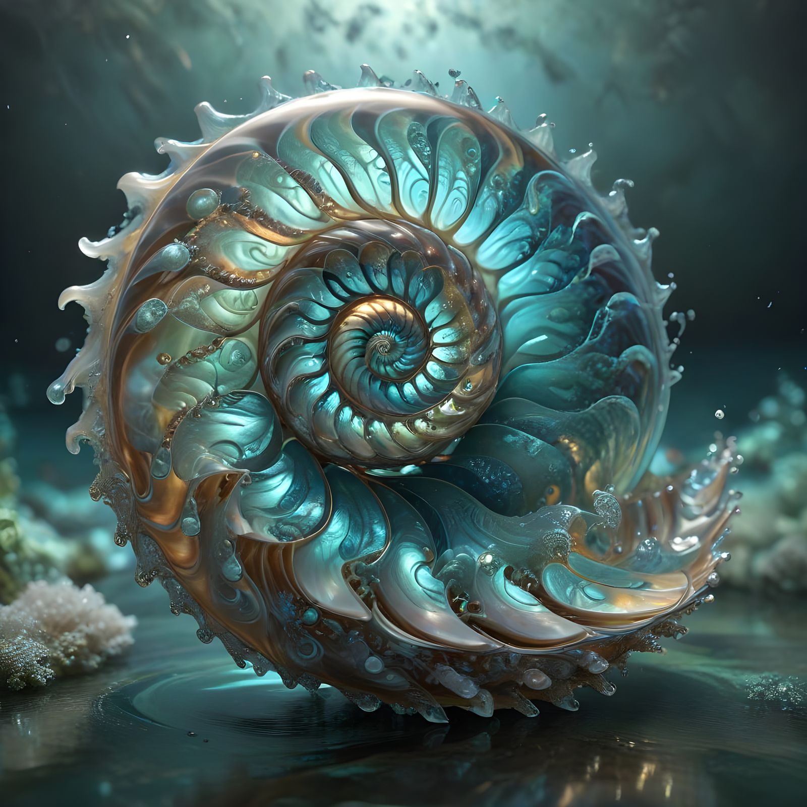 Endless Fractal Nautilus