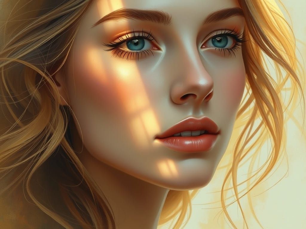 Enchanting Elegance in Soft Golden Light