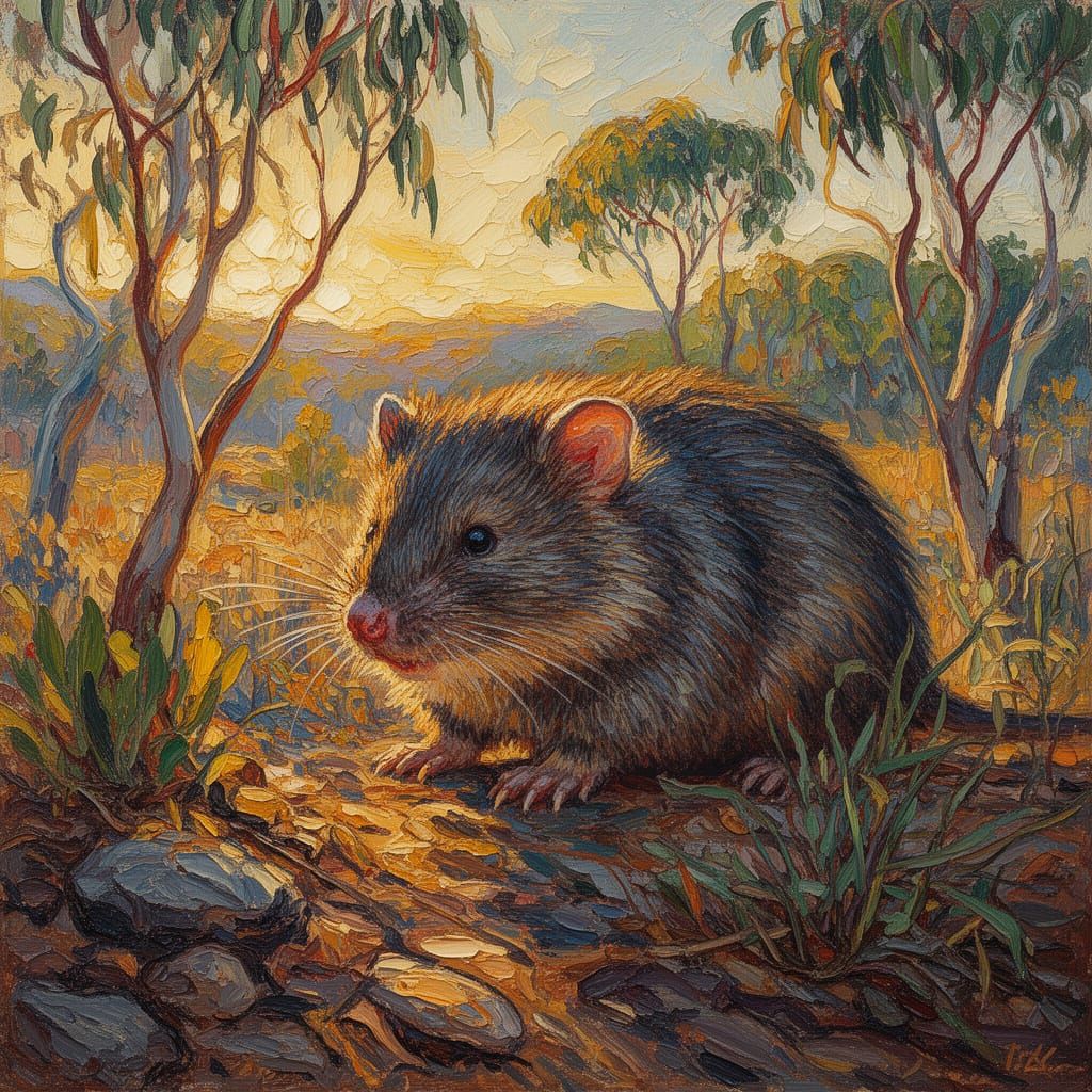 Agile artechinus in the Australian bush