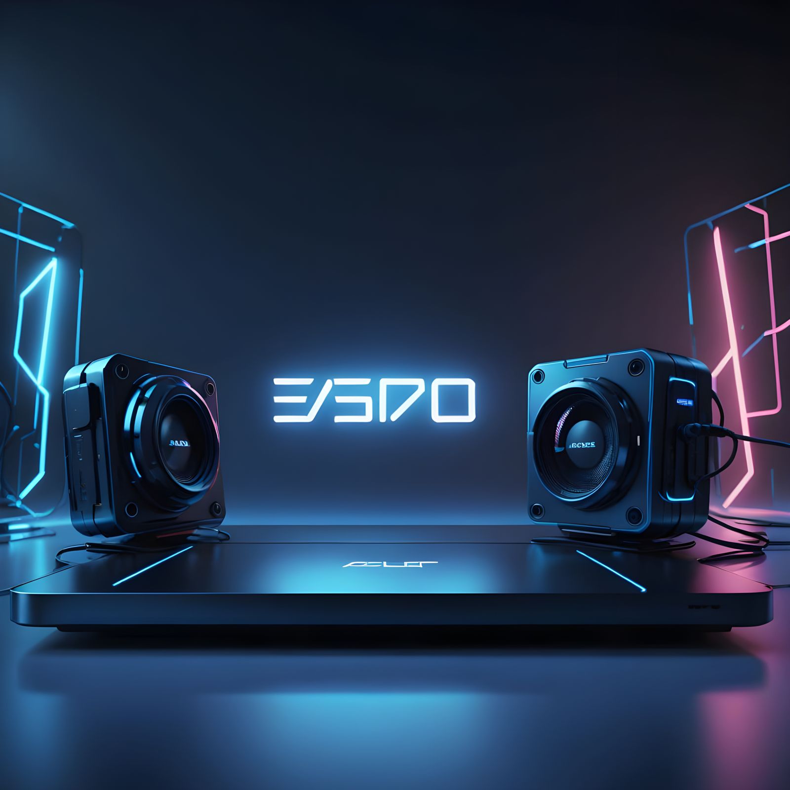 Sleek Gadgets Banner Design with Futuristic Gradient