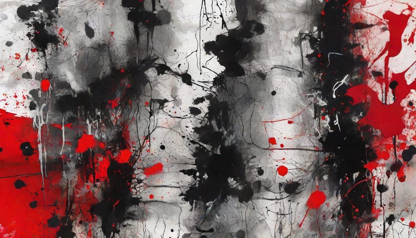 Abstract Incubus Illustration with Explosive Paint Grenades