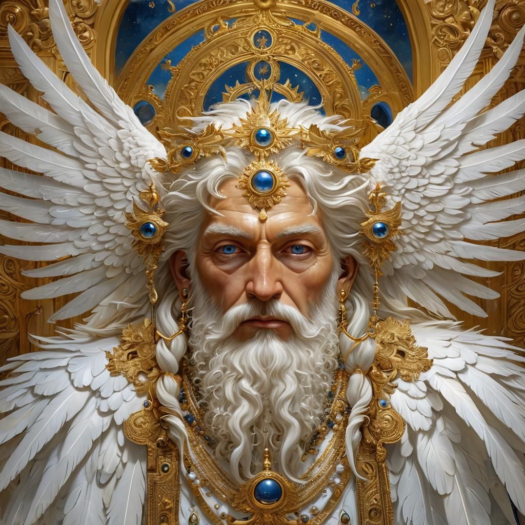 Mesmerizing Biblical Seraphim with Many Eyes
