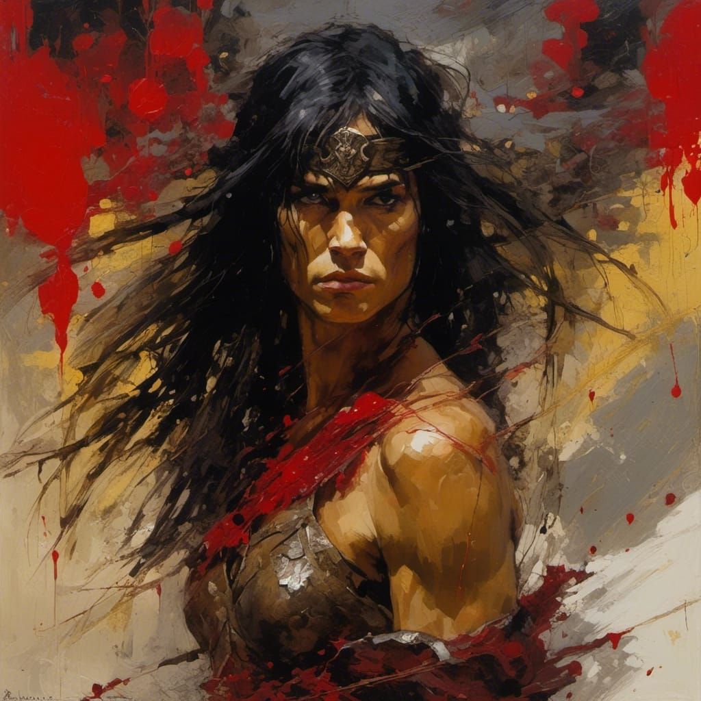 cimmerian female warrior