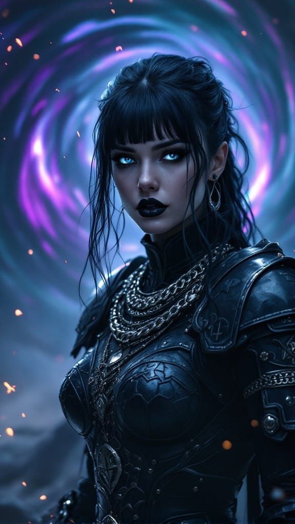 Enigmatic Warrior Queen Steps into Cosmic Void