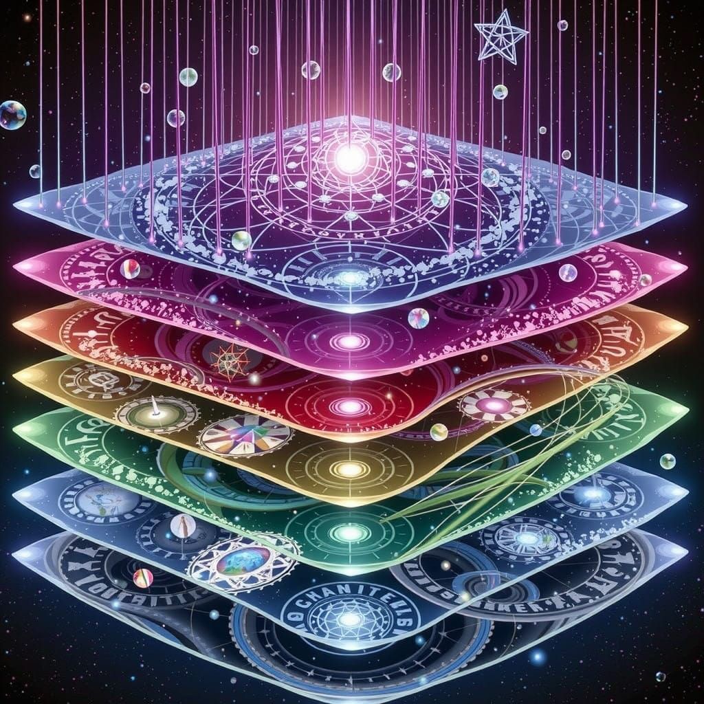 Multidimensional Existence in Vibrant Cosmic Layers