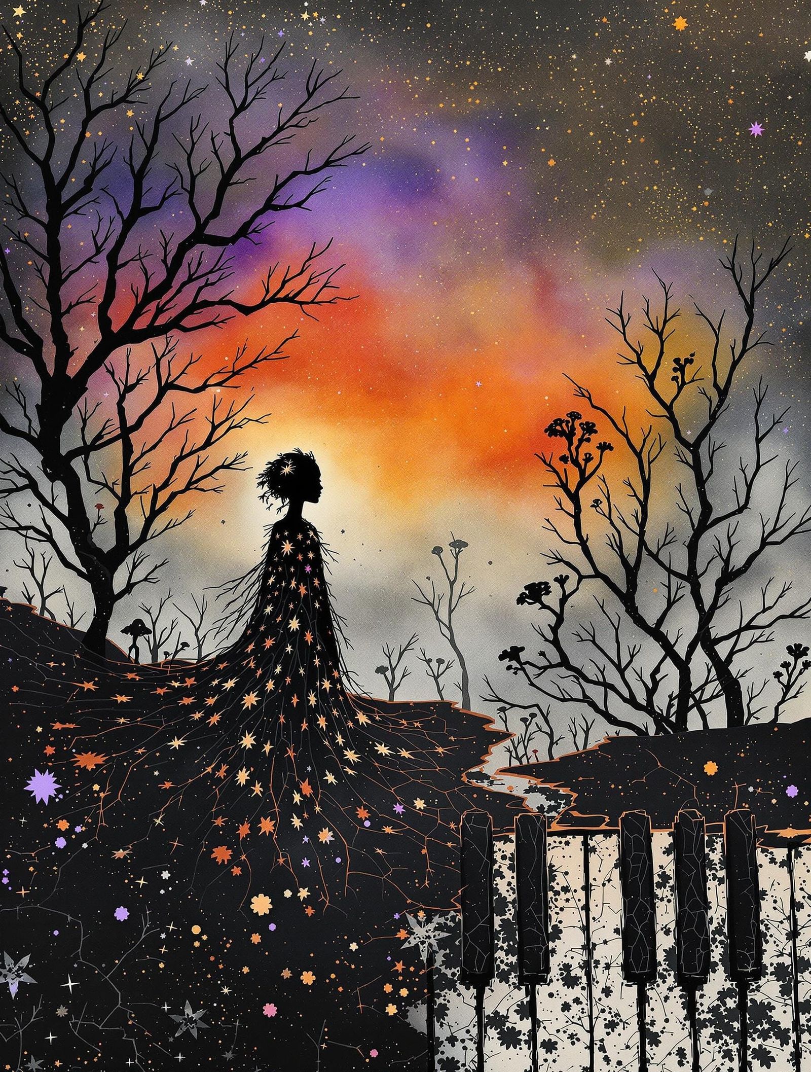 Twilight Forest Spirit in Emberleaf Majesty