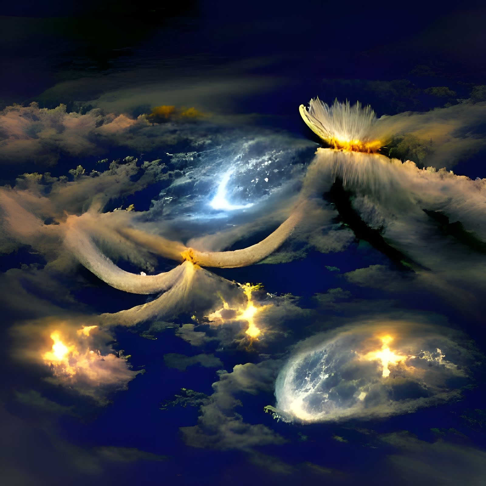 Celestial Stars, Mystic Moon, and Angel Wings