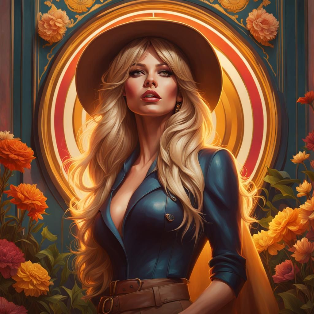 Brigitte Bardot portrait