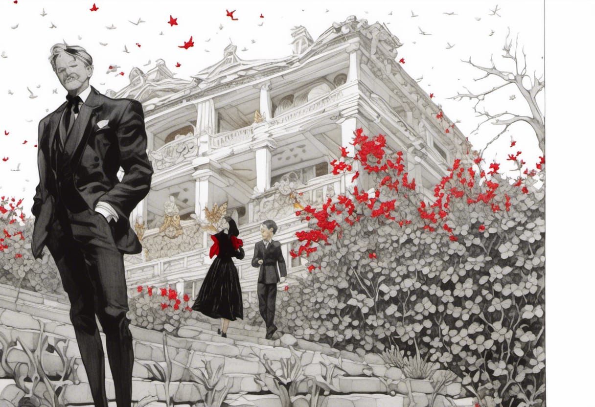 Creepy Gothic Forest Under Moonlit Sky