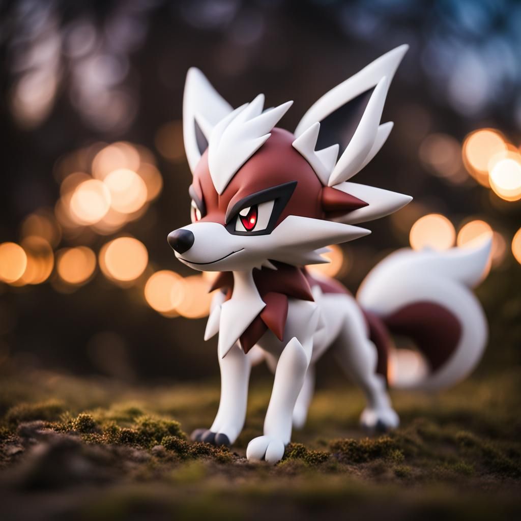 Lycanroc Dusk: Professional Pokemon Photography