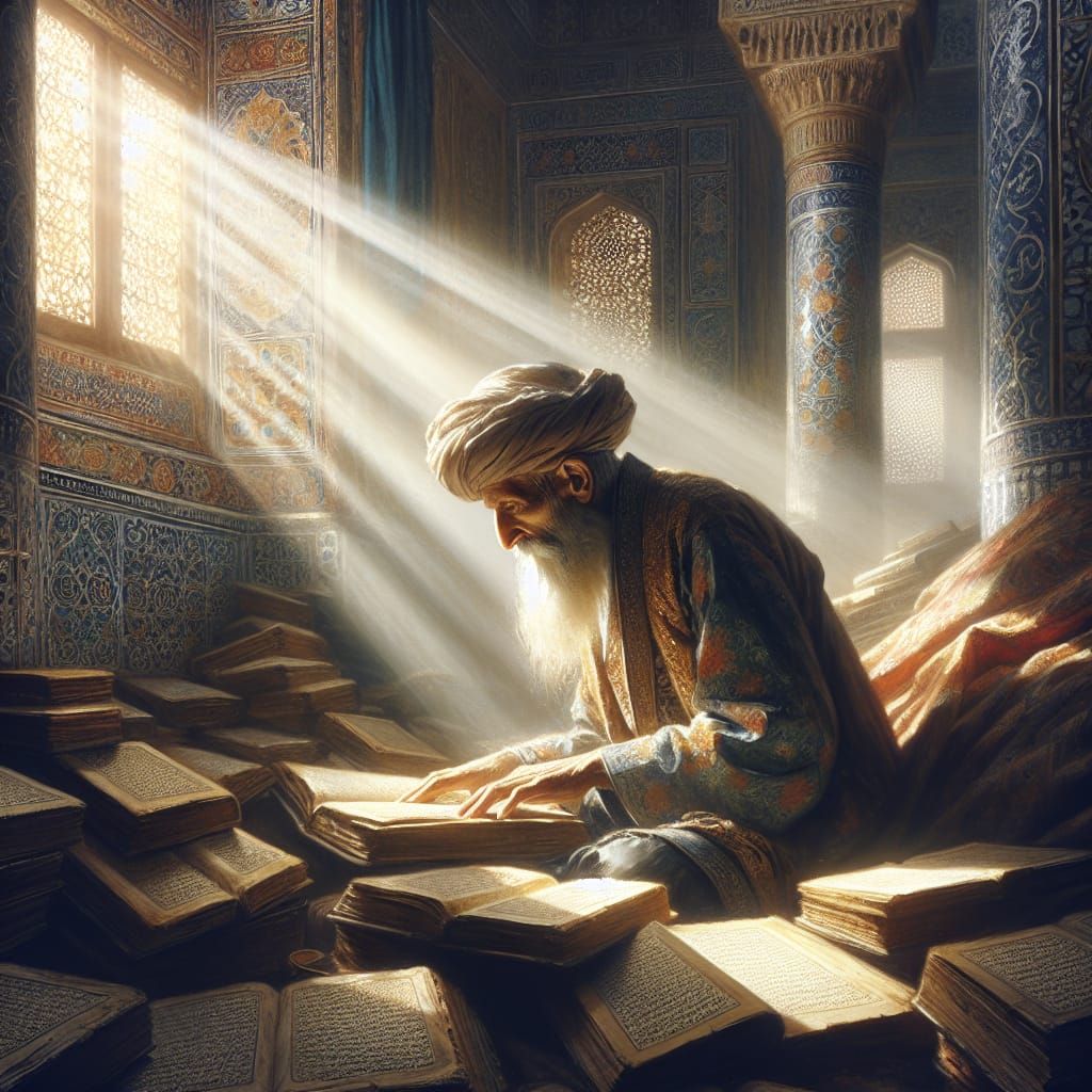 Art by John William Waterhouse, Jean-Léon Gérôme, in the sty...