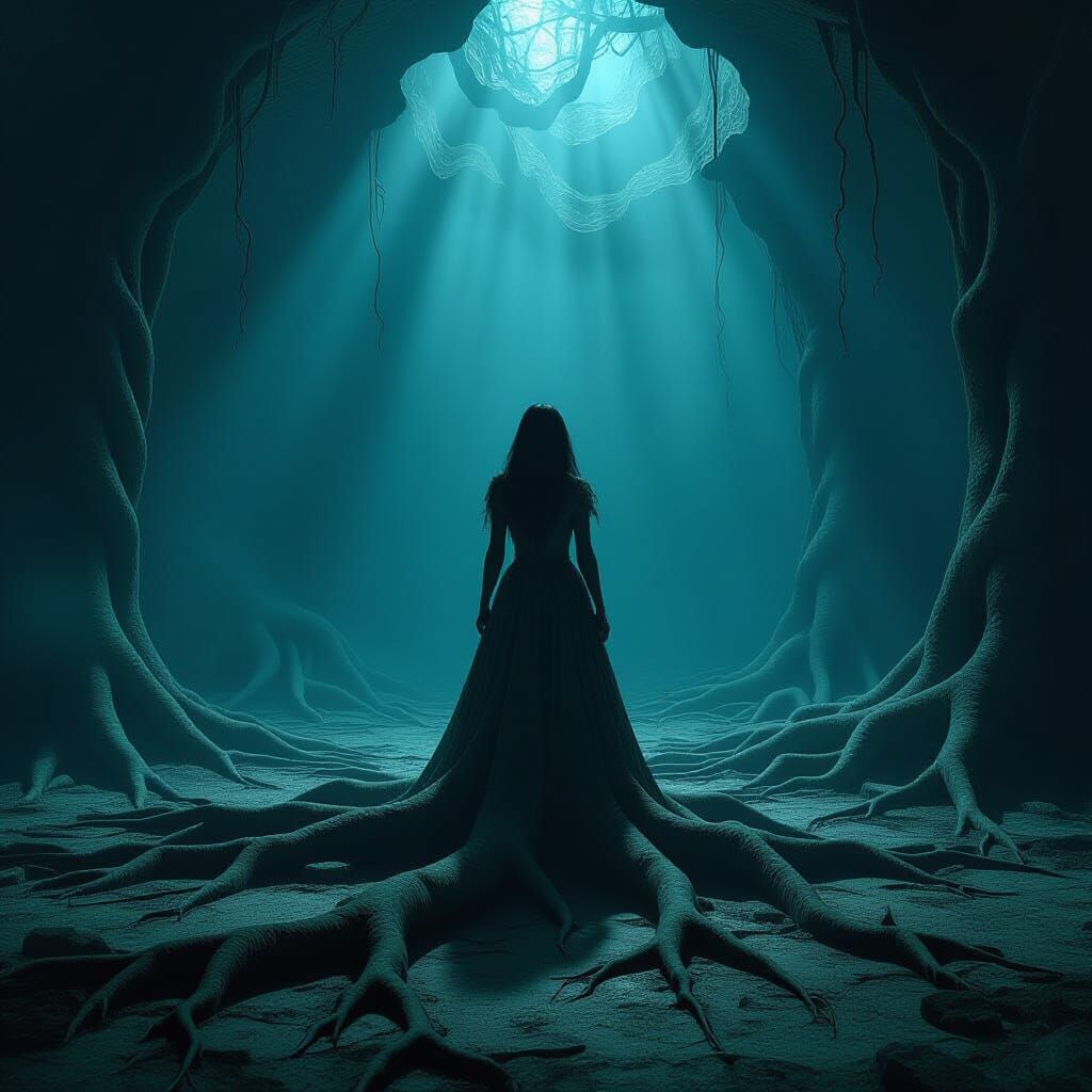 Mystical Tree Transformation in Organic Style