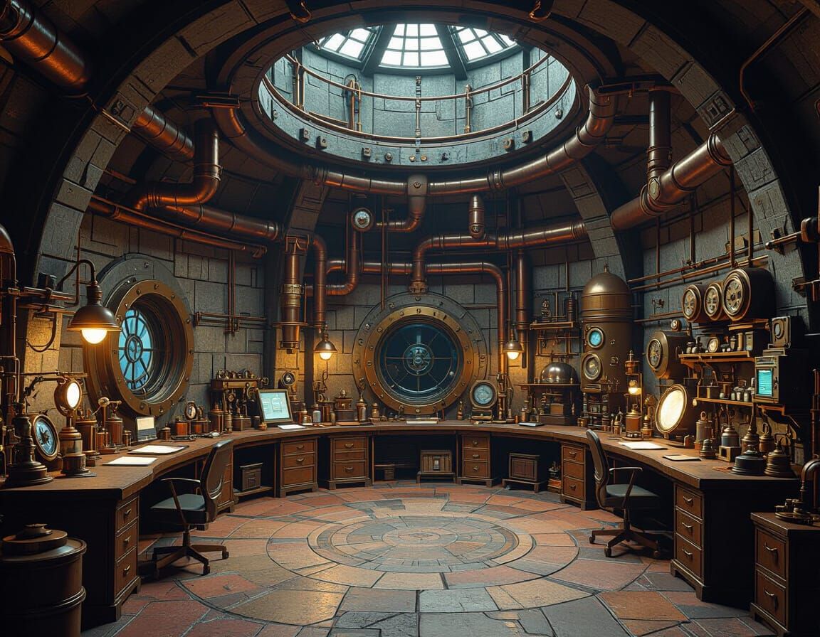 Steampunk Lab Hacked into Planet's Crust