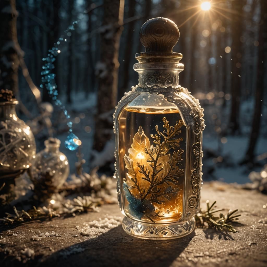 Potion of Cold Resistance in Snowy Forest