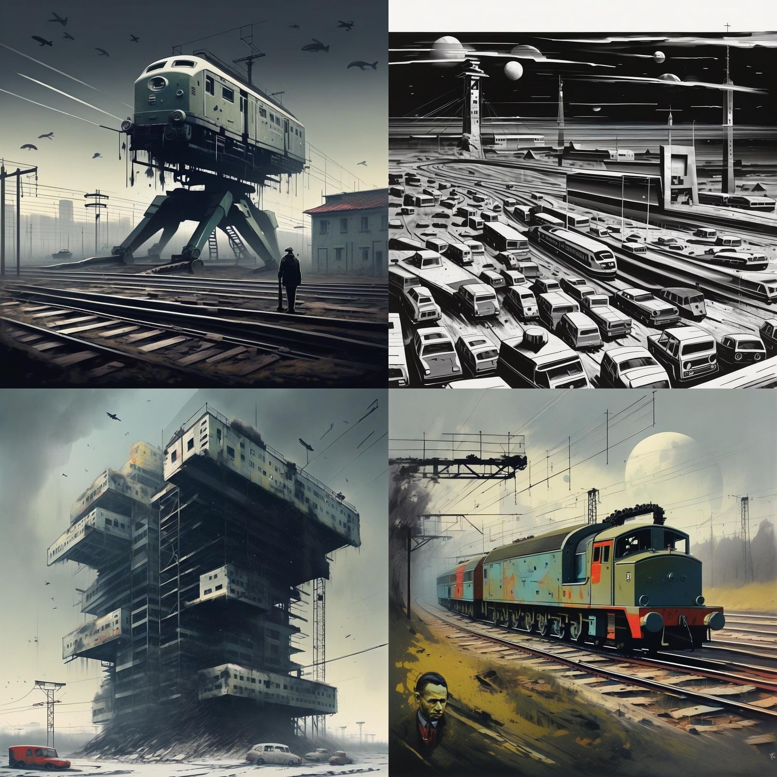 Surreal Digital Art in Style of Boris Groh