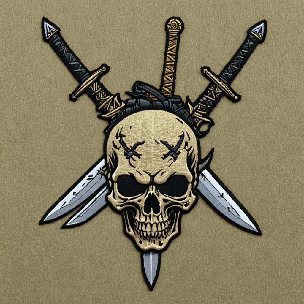 Skull and Crossed Swords Emblem