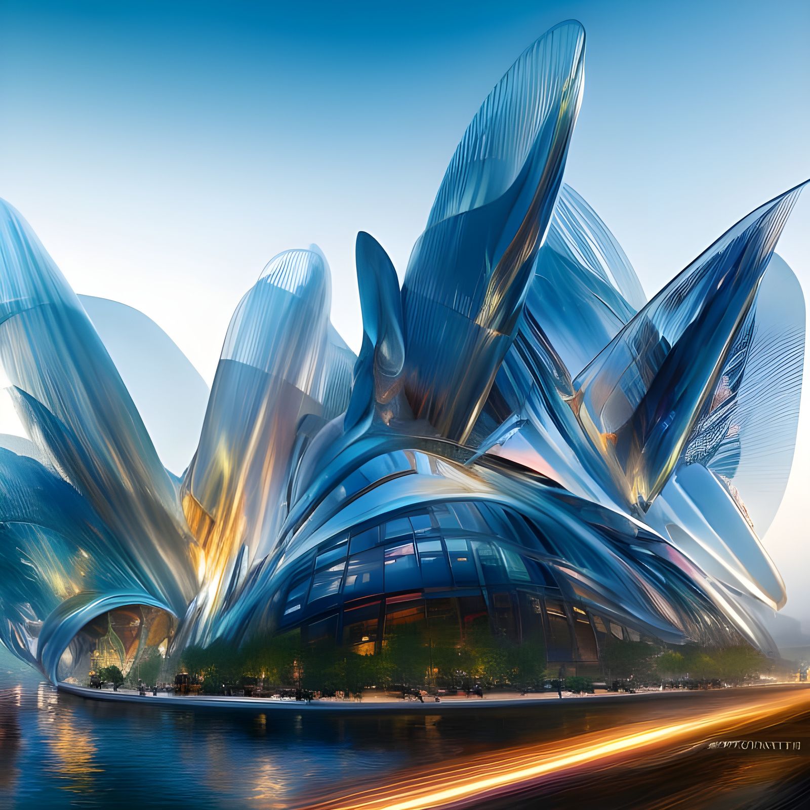 Futuristic Megastructure: A Digital Architectural Masterpiec...