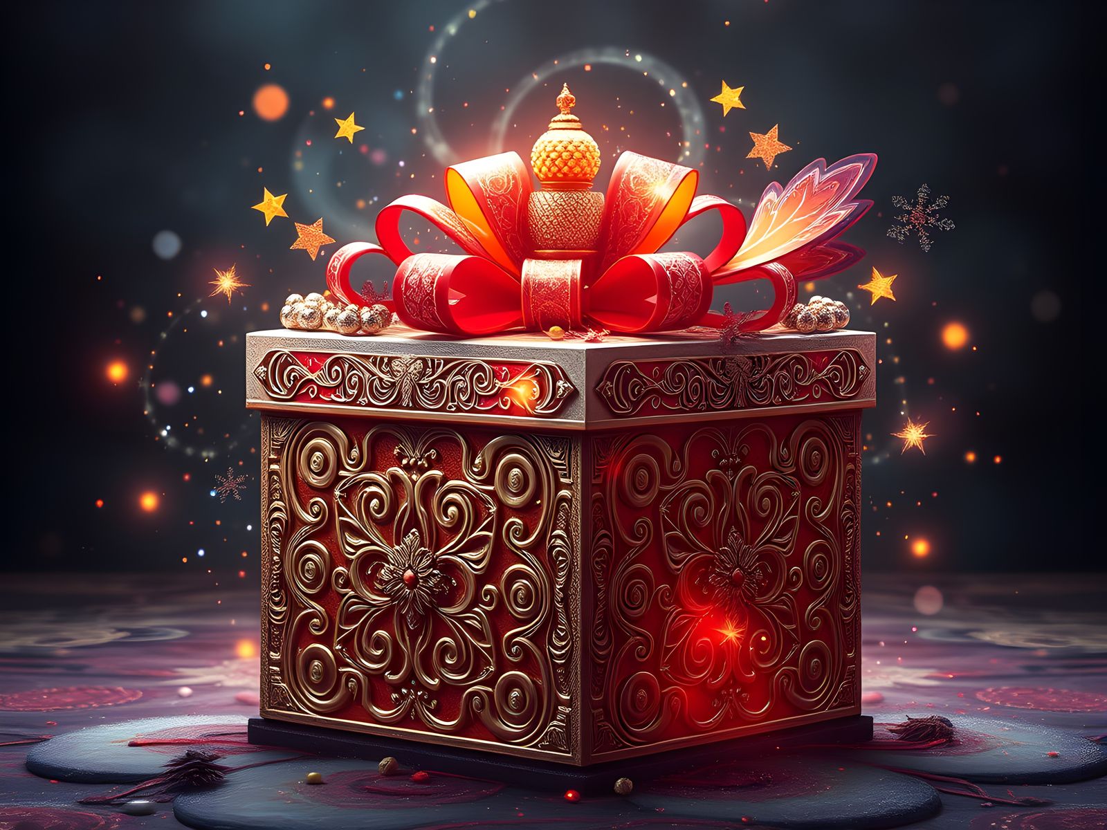 Happy New Year 2025 in Hyperrealistic Detail