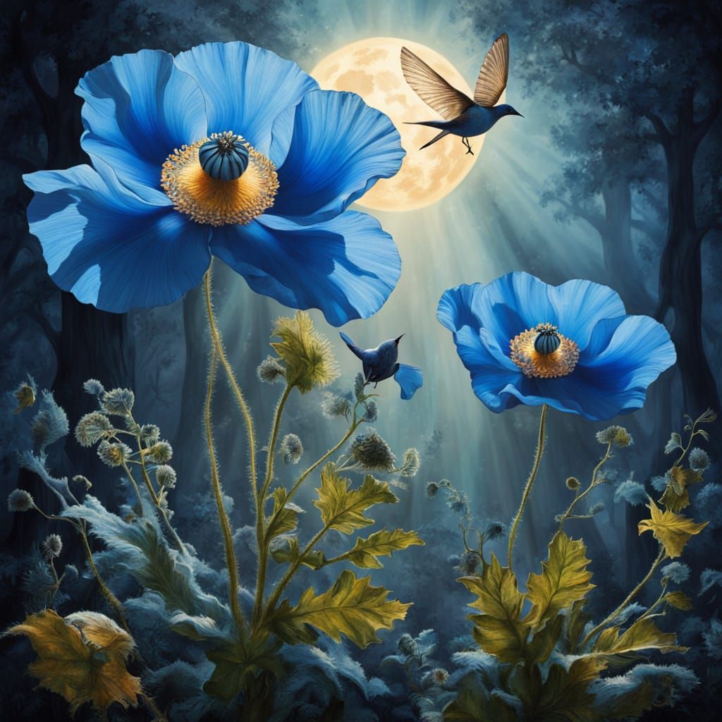 Celestial Duality Unfolds in Vibrant, Multi-Layered Fantasy