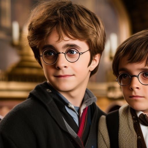 Harry Potter Teen Portrait with Studio Lighting