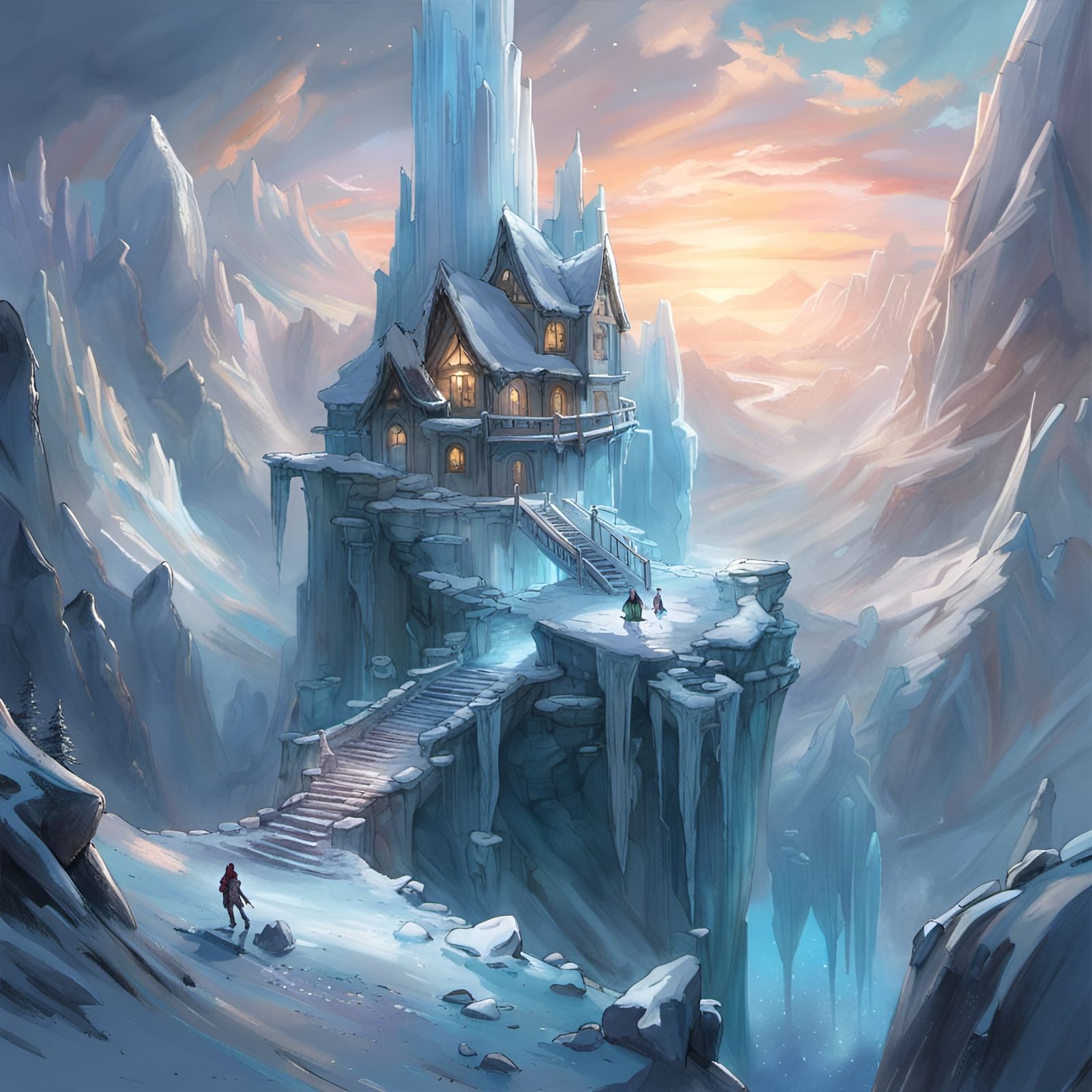 Icy landscape