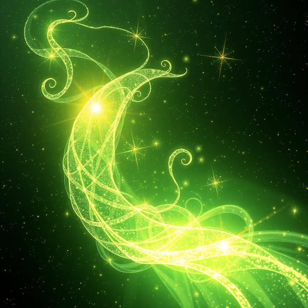 Celtic Mythology in Galactic Space with Translucent Light