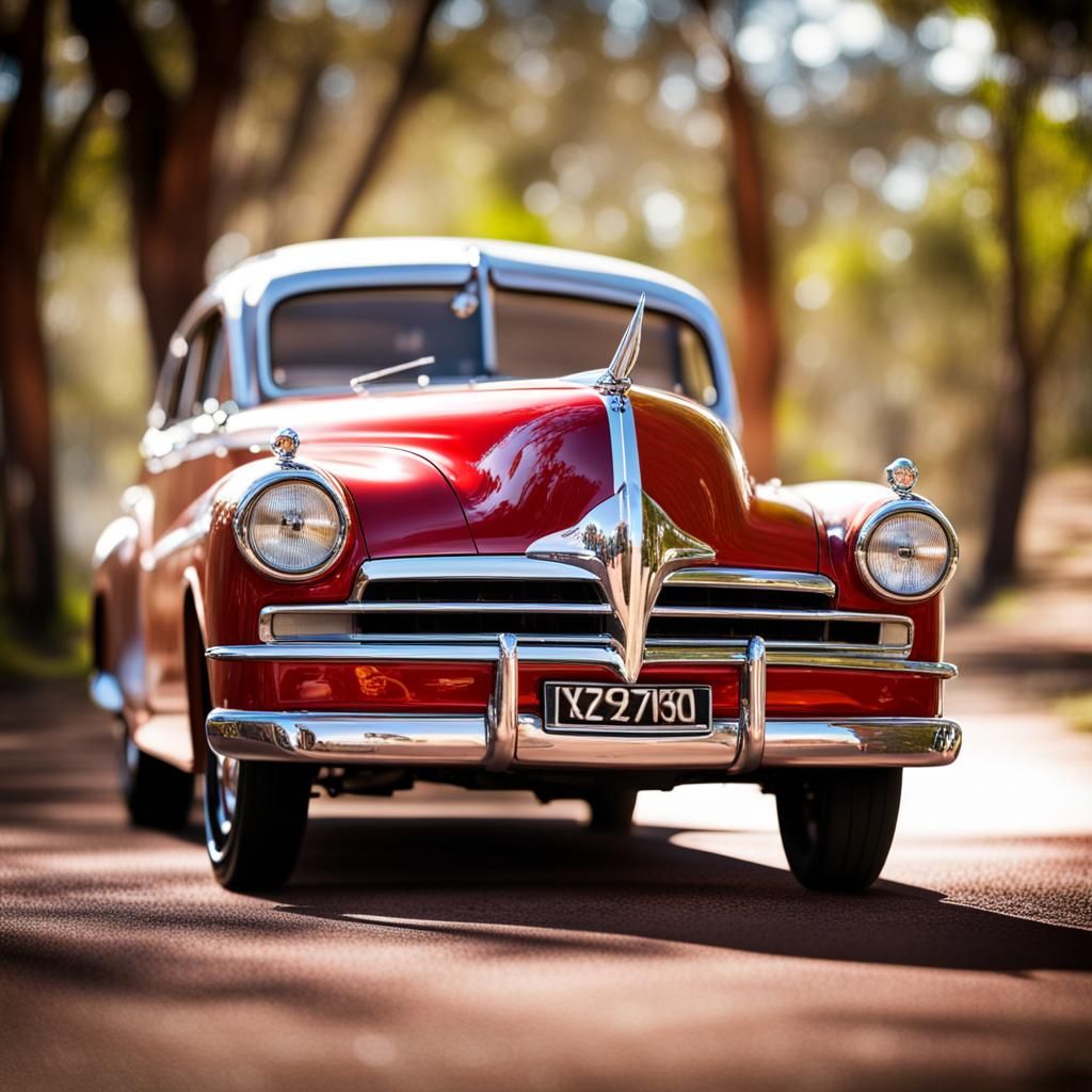 Vintage Australian Car with Futuristic Twist