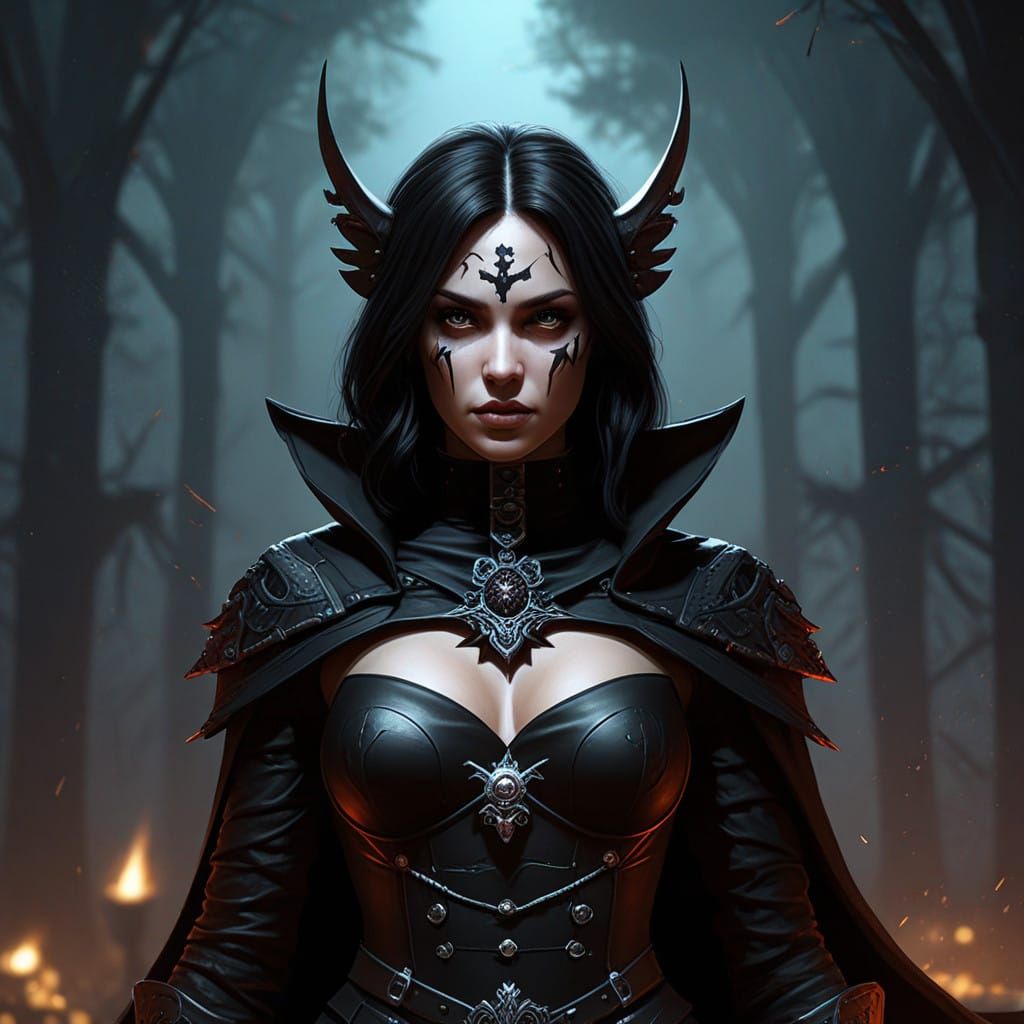 Surreal Post-Apocalyptic Landscape in Dark Fantasy Style