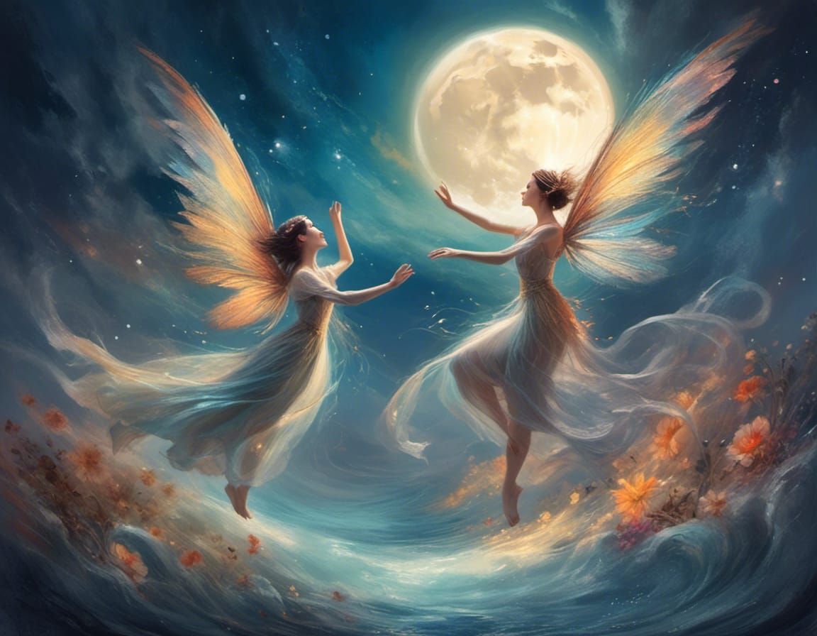 under the moon's glow