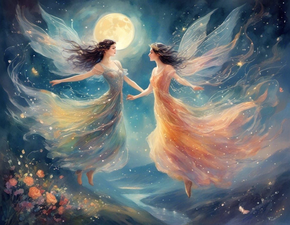 under the moon's glow