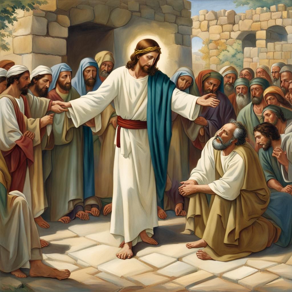 Jesus Healing the Sick and Infirm