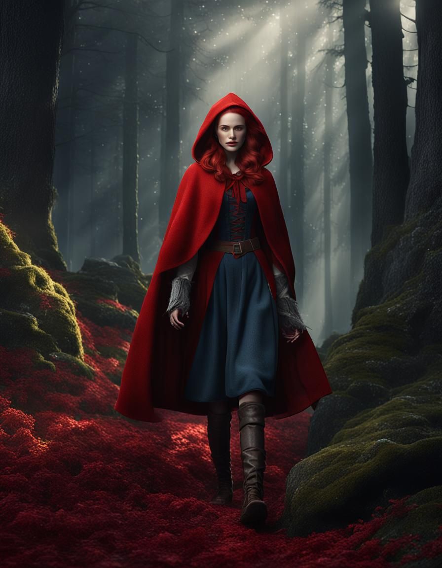 Red Riding Hood: Detailed Matte Painting
