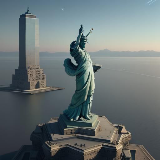 Statue of Liberty Dancing Balai: Concept Art