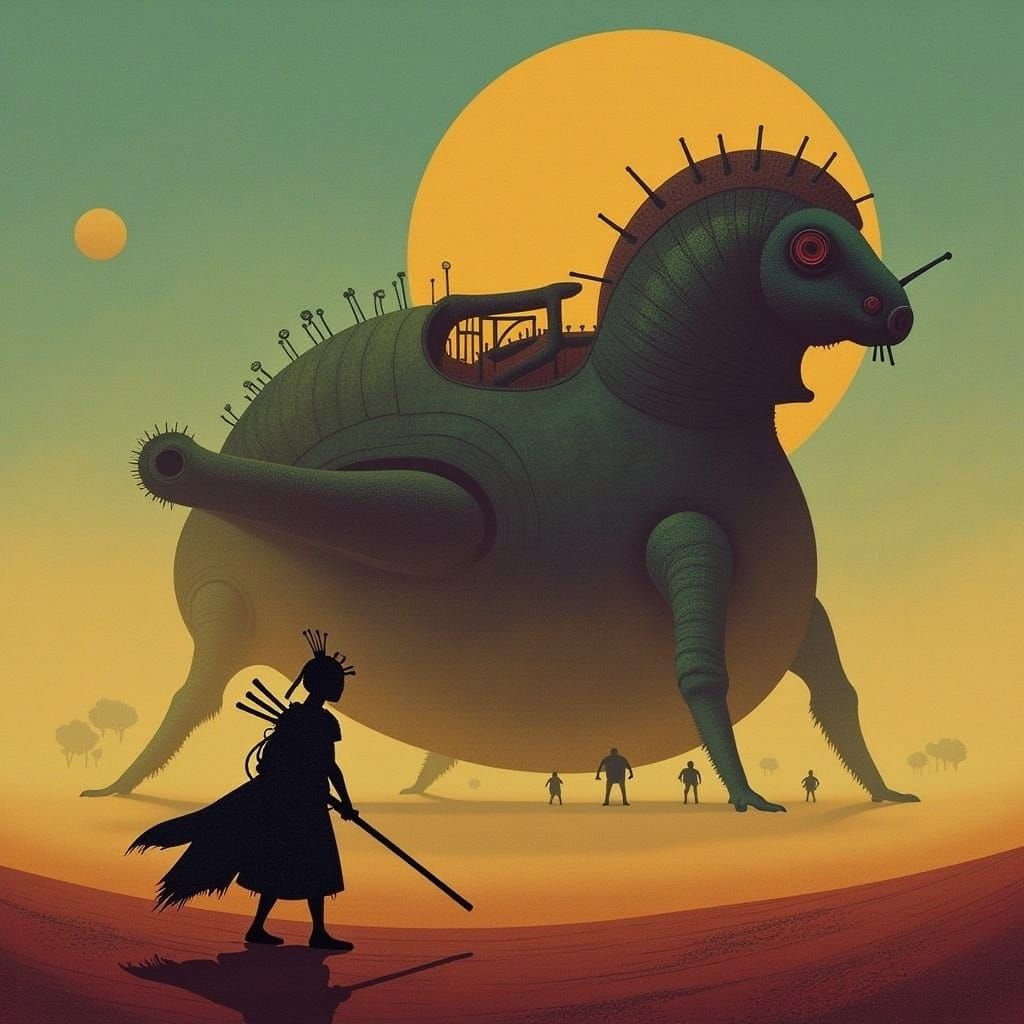 Post-Apocalyptic Samurai and Derelict Spaceship