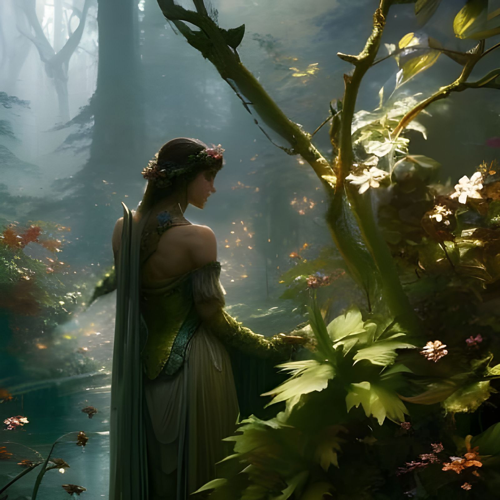 The elf who understood the words of the forest