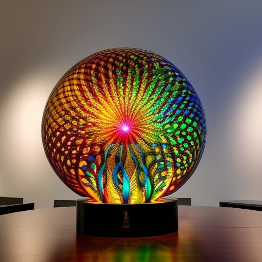 Love Personified: Hyperdetailed Chihuly Glass Sculpture