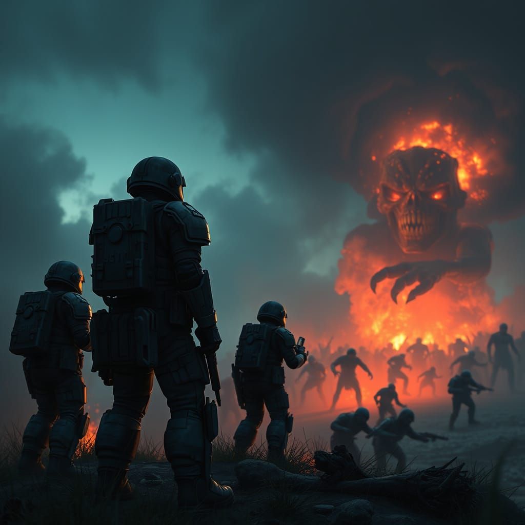 Power-Armor Clad Vault Dwellers Stand Victorious in Post-Apo...